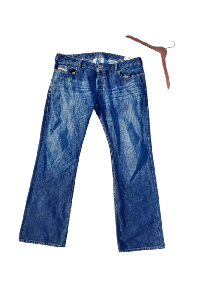Diesel DIESEL INDUSTRY BLUE STRAIGHT DENIM Size US 38 / EU 54 - 1 Thumbnail