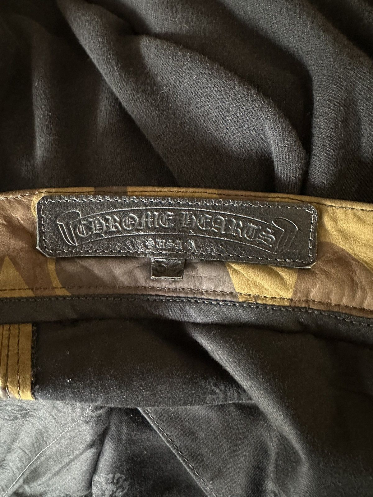 Chrome Hearts CHROME HEARTS LEATHER CAMO SHORTS Size US 34 / EU 50 - 5 Thumbnail