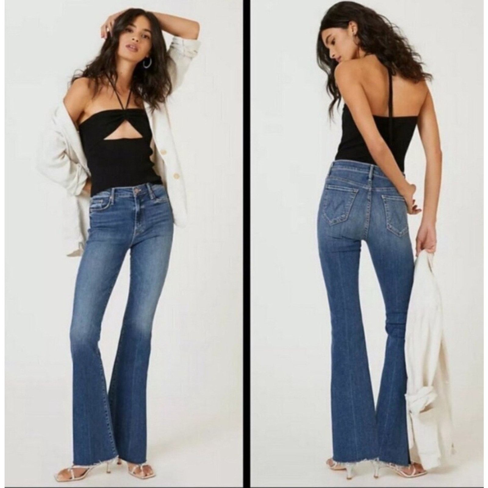 MOTHER Mother The Weekender Fray Walking On Coals Fray Hem Flare 30 Size 30" / US 8 / IT 44 - 1 Thumbnail