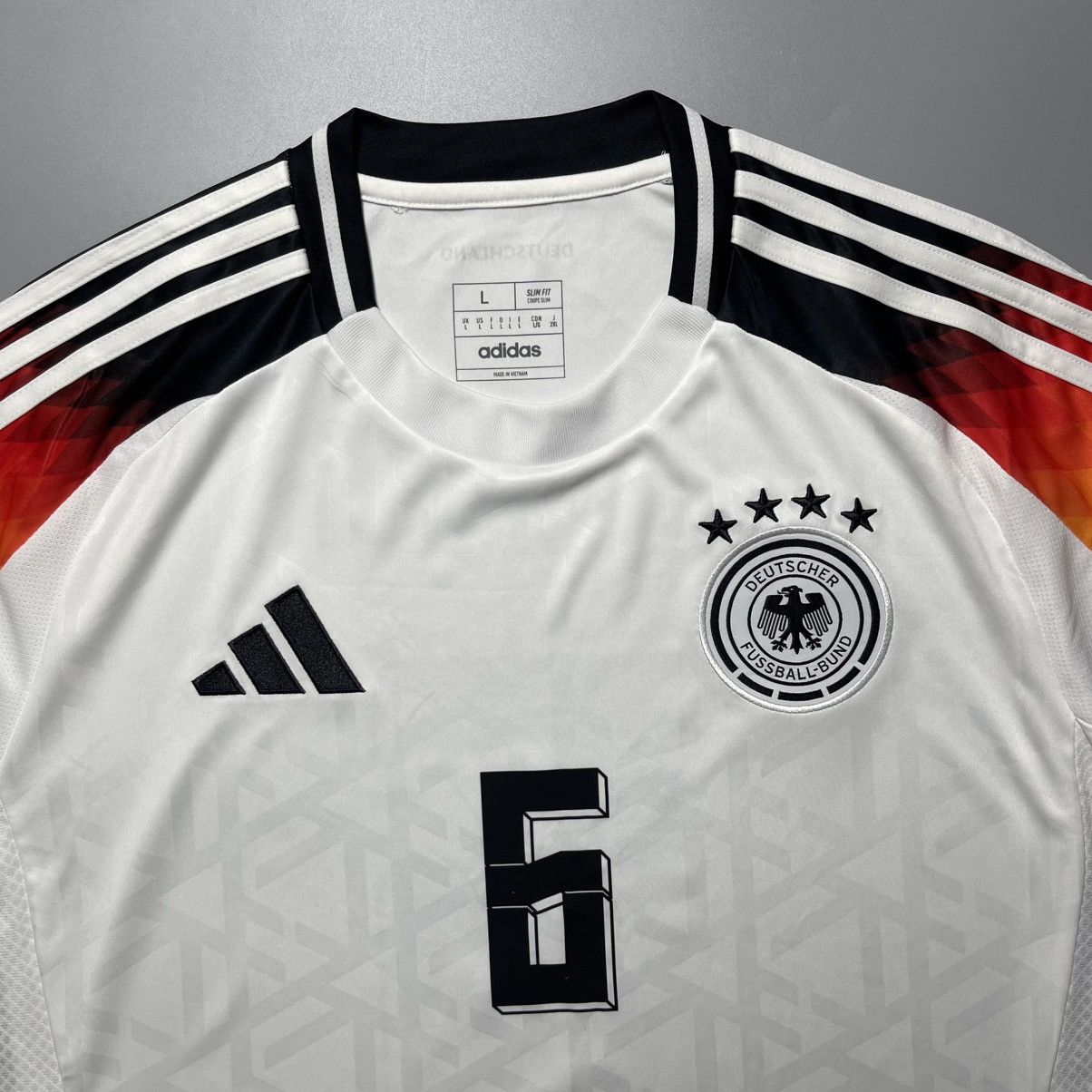 Adidas GERMANY ADIDAS 2024 EURO FOOTBALL HOME JERSEY #6 KIMMICH Size US L / EU 52-54 / 3 - 4 Thumbnail