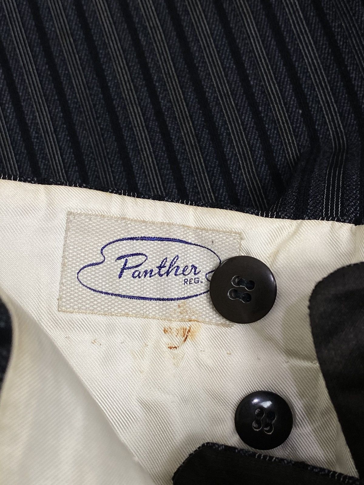 Japanese Brand 🇯🇵Vtg 1960s🇯🇵 Pleated Pants Shorts Pinstripe Heavyweight Wool Size US 30 / EU 46 - 8 Thumbnail