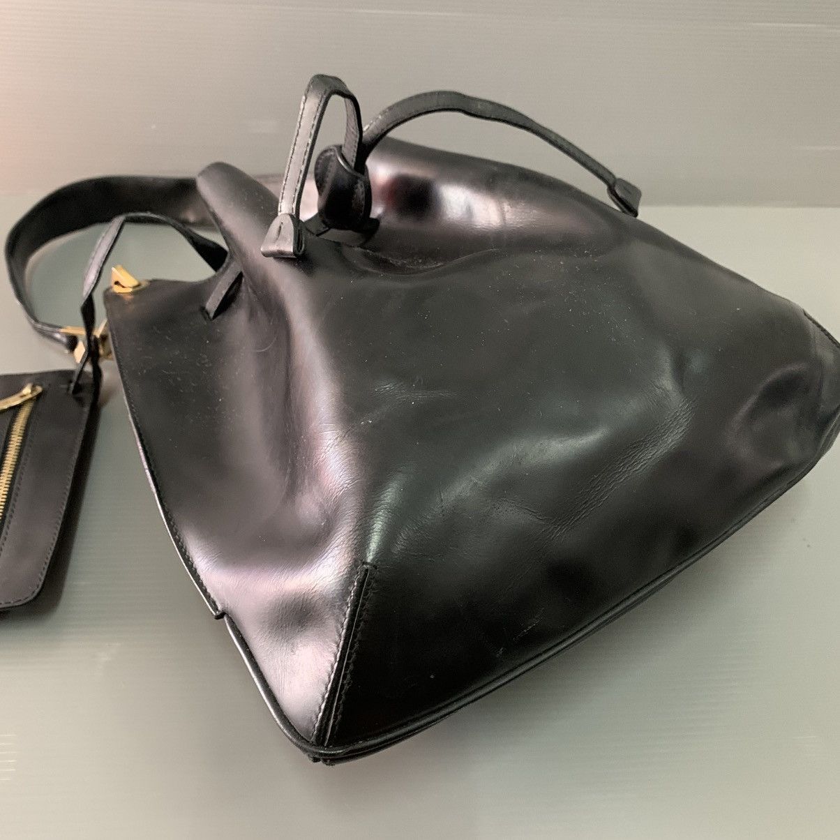 Salvatore Ferragamo Salvatore Ferragamo Black Bucket Bag Size ONE SIZE - 5 Thumbnail