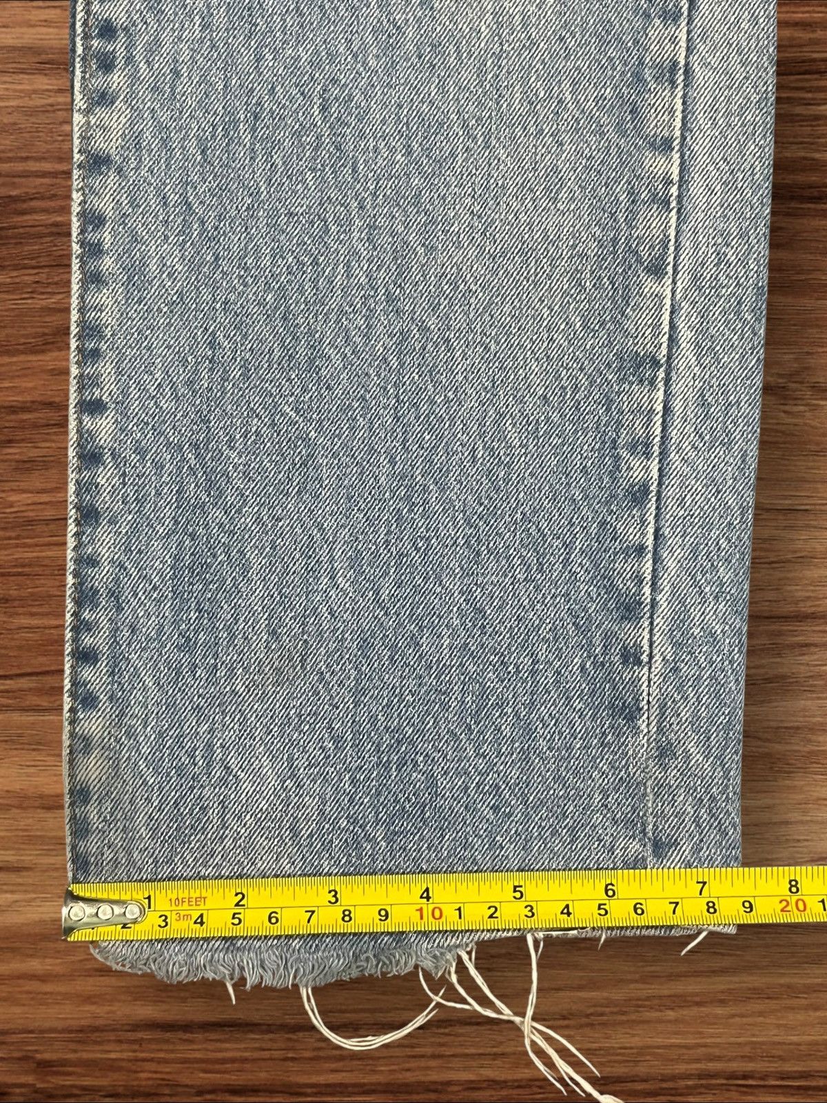 Levi's × Levi's Vintage Clothing × Vintage Vintage 80s Levi’s 501 Button Fly Blue Washed Trashed Jeans Size US 28 / EU 44 - 23 Thumbnail