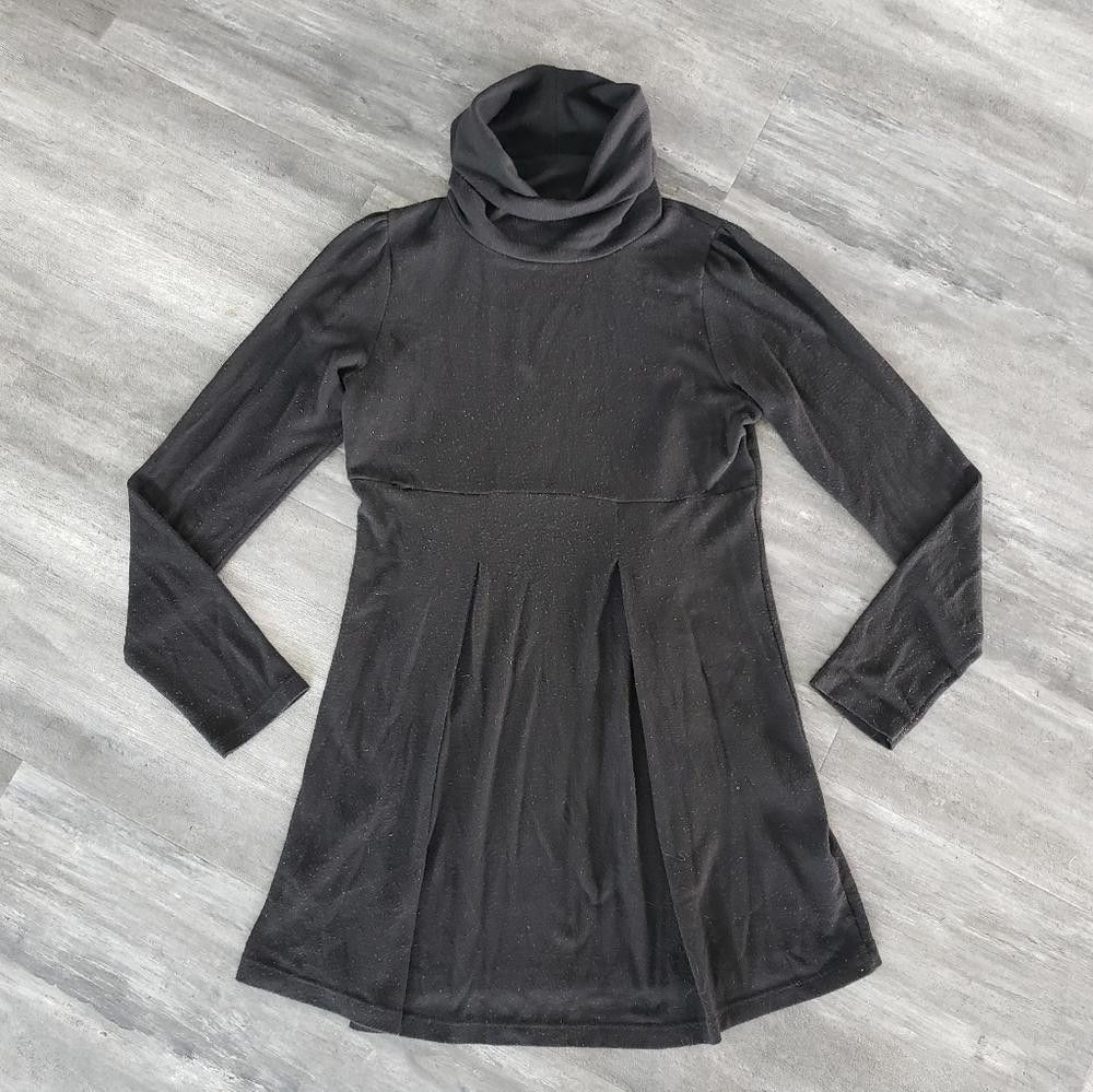 Designer Black Paparazzi Long Sleeve Turtleneck Mini Size XS / US 0-2 / IT 36-38 - 1 Thumbnail