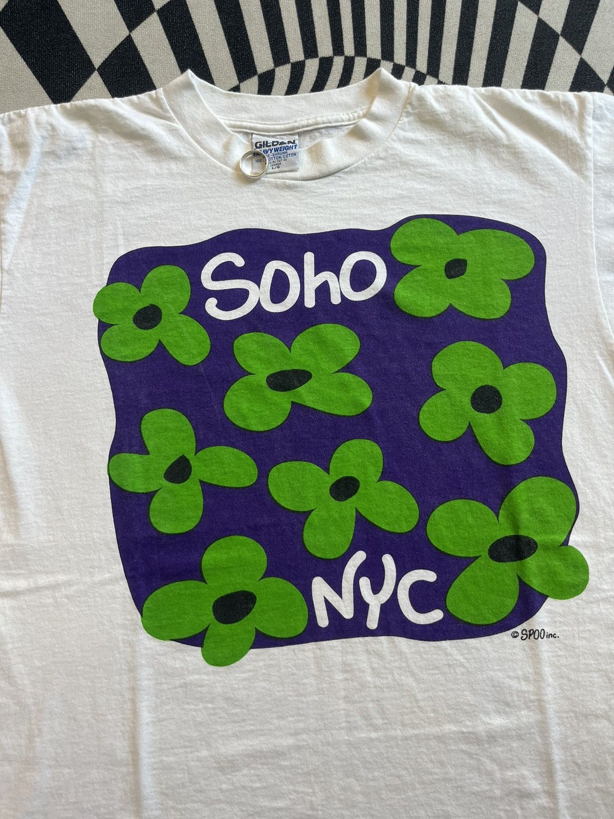 Arts & Science Vintage Soho NYC Art Souvenir 90’s SPOO inc. Tshirt Size US L / EU 52-54 / 3 - 5 Thumbnail