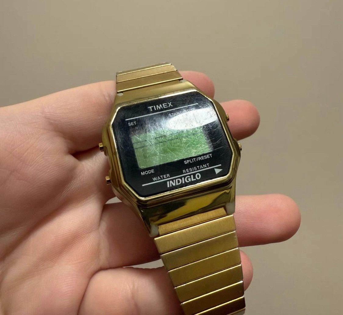Timex Supreme x Timex watch, gold tone, dead battery, D1 Size ONE SIZE - 2 Thumbnail