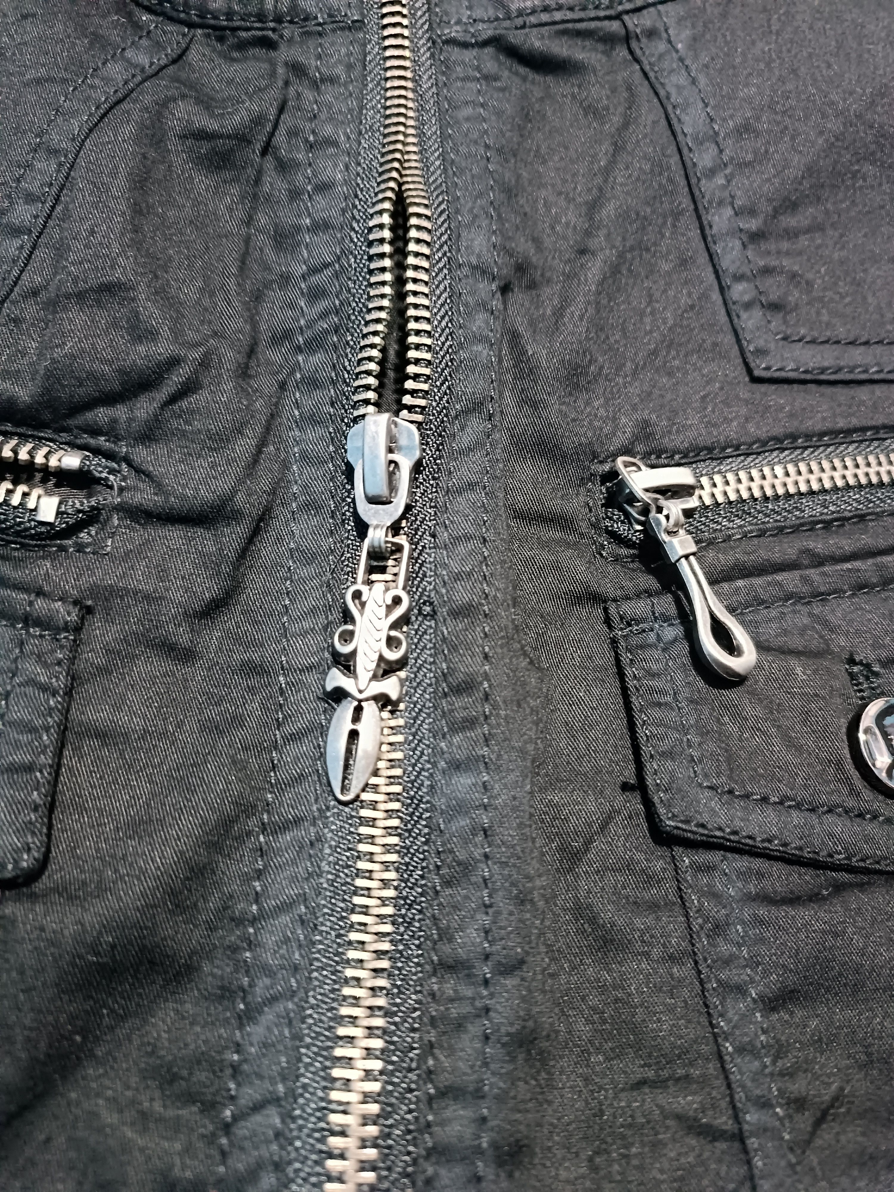 Spinash Spinash Black Shirt Zip Up If Six Was Nine Style Size US L / EU 52-54 / 3 - 9 Thumbnail