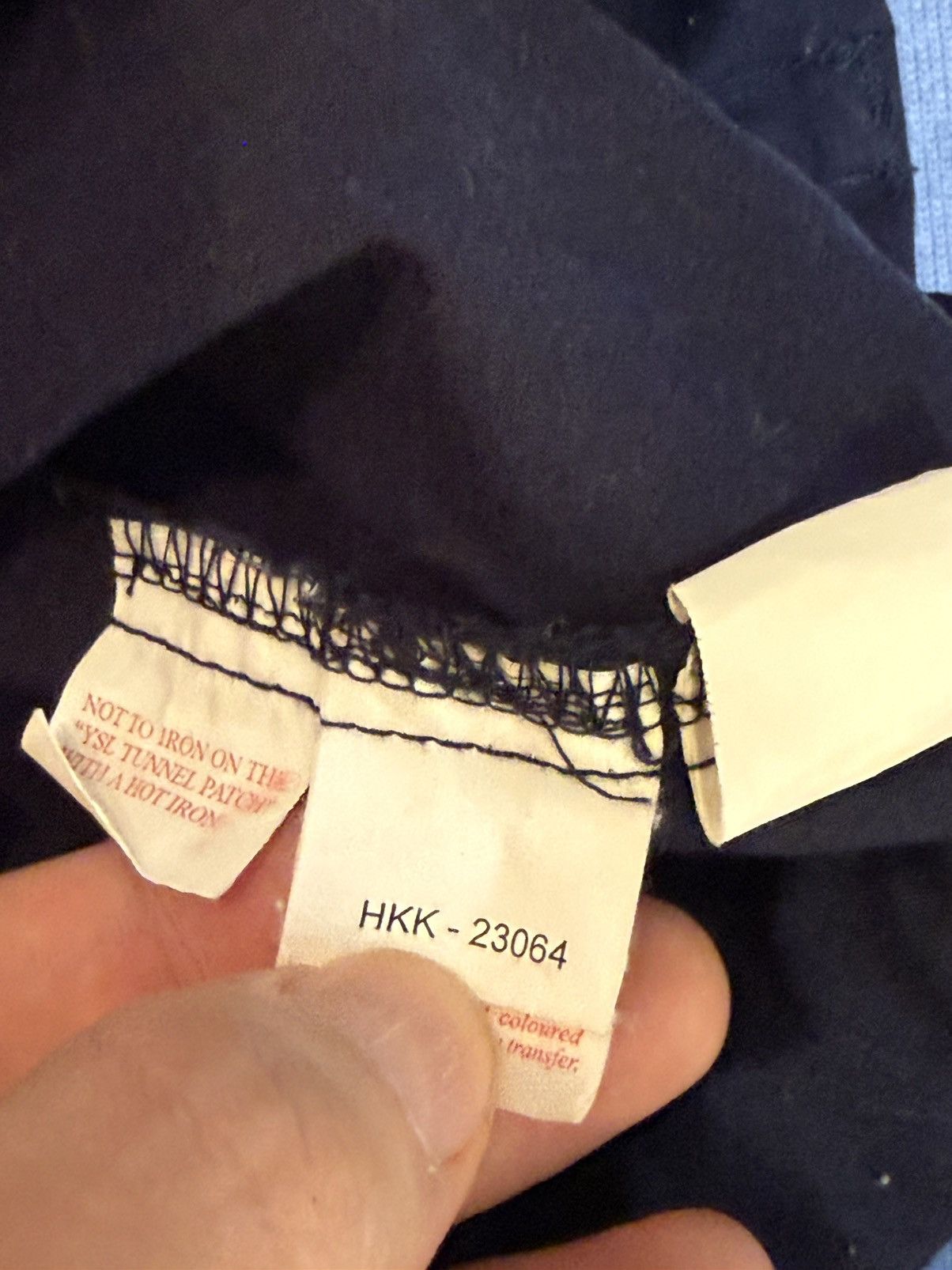 Yves Saint Laurent 36x30 YSL Jeans Denim Navy Classic Pants Vintage Size US 36 / EU 52 - 10 Thumbnail