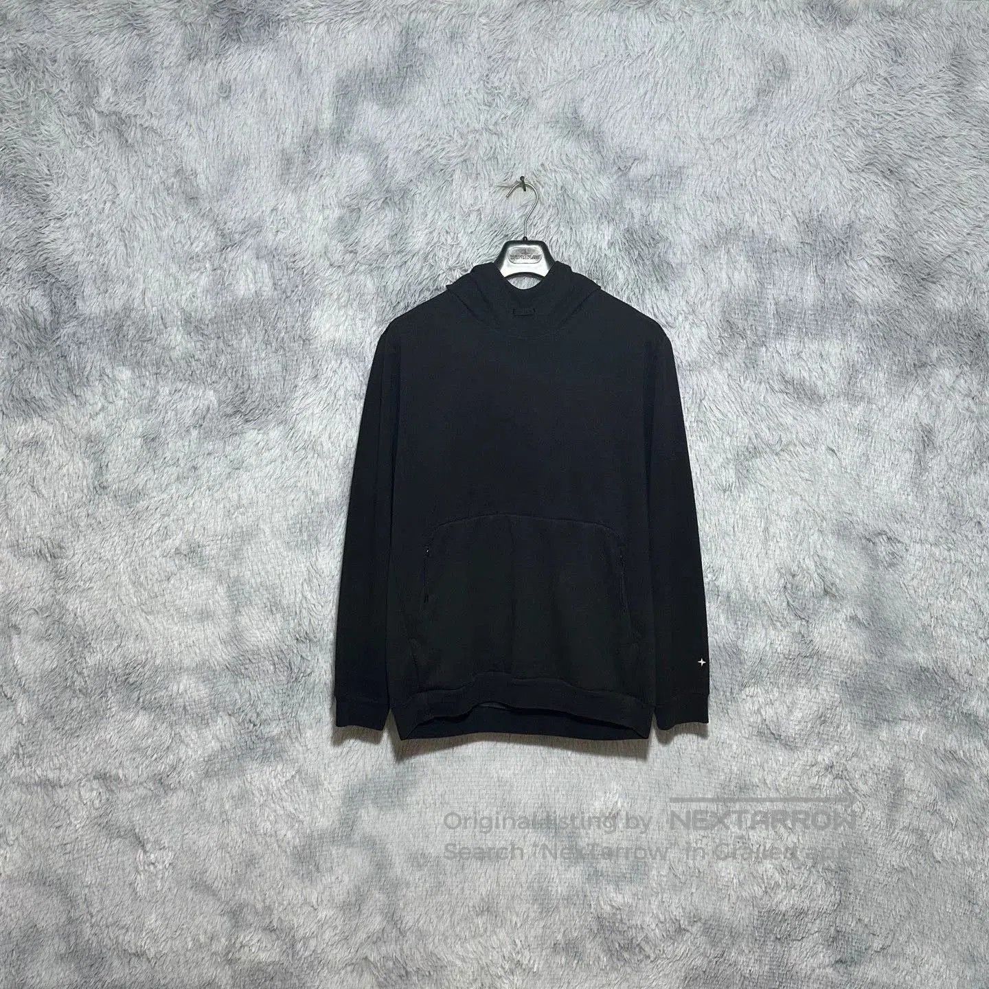 Stone Island black stone island hooded sweatshirt XL. Size US XL / EU 56 / 4 - 1 Thumbnail