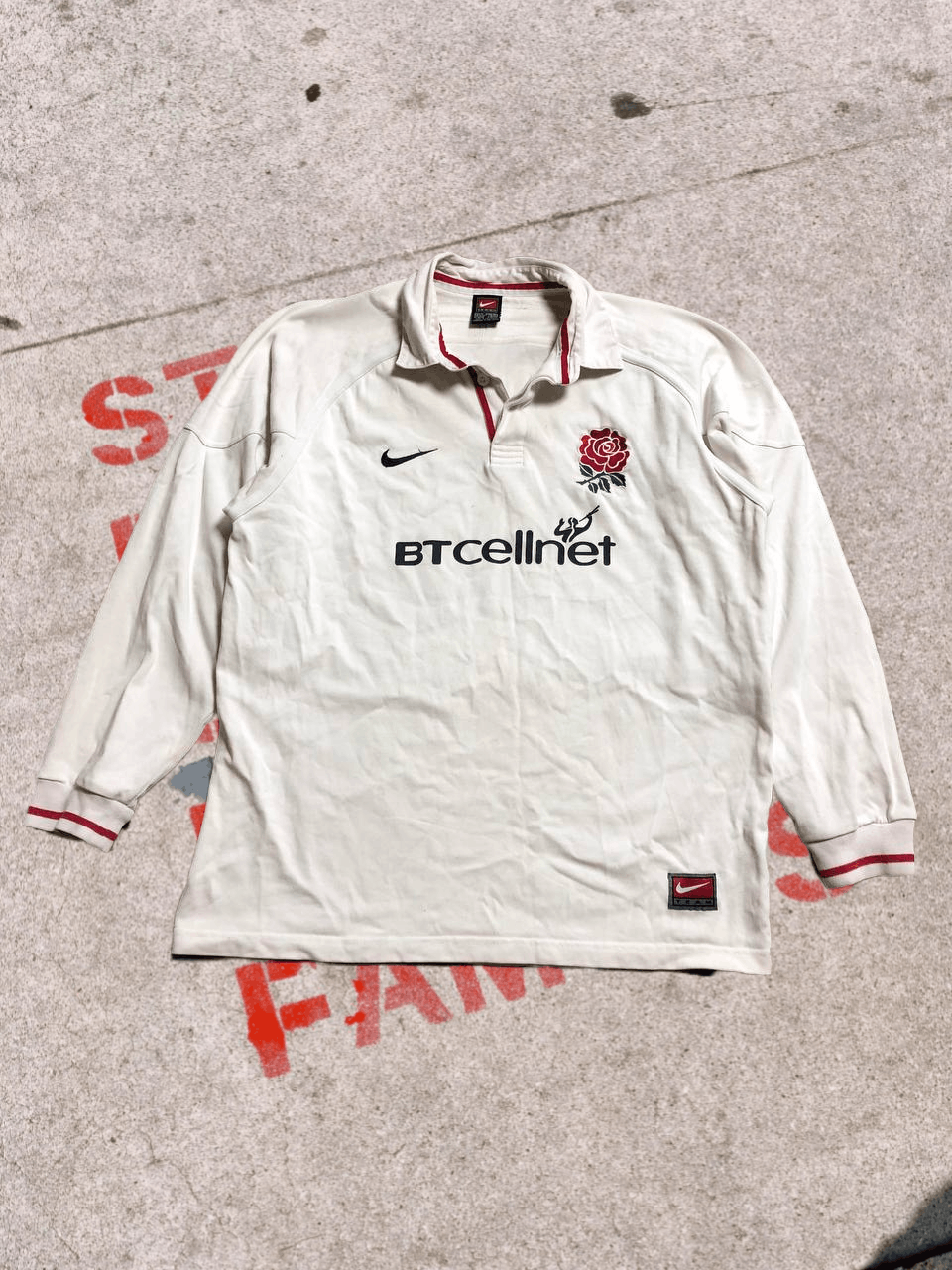 Nike Nike Team England Rugby Shirt Jersey Long Sleeve Size US XL / EU 56 / 4 - 1 Thumbnail