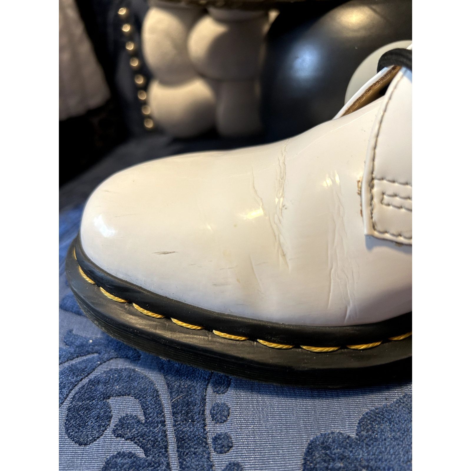 Dr. Martens Dr Martens 1461 White Patent Leather Oxford size 8/EU 39 Size US 8 / IT 38 - 4 Thumbnail