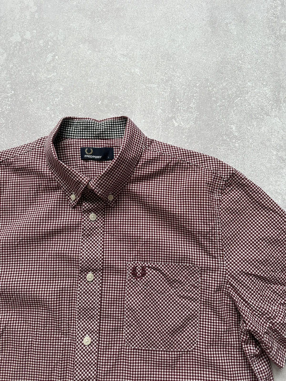 Fred Perry Men’s Vintage Fred Perry Short Sleeve Shirt size L Size US L / EU 52-54 / 3 - 3 Thumbnail