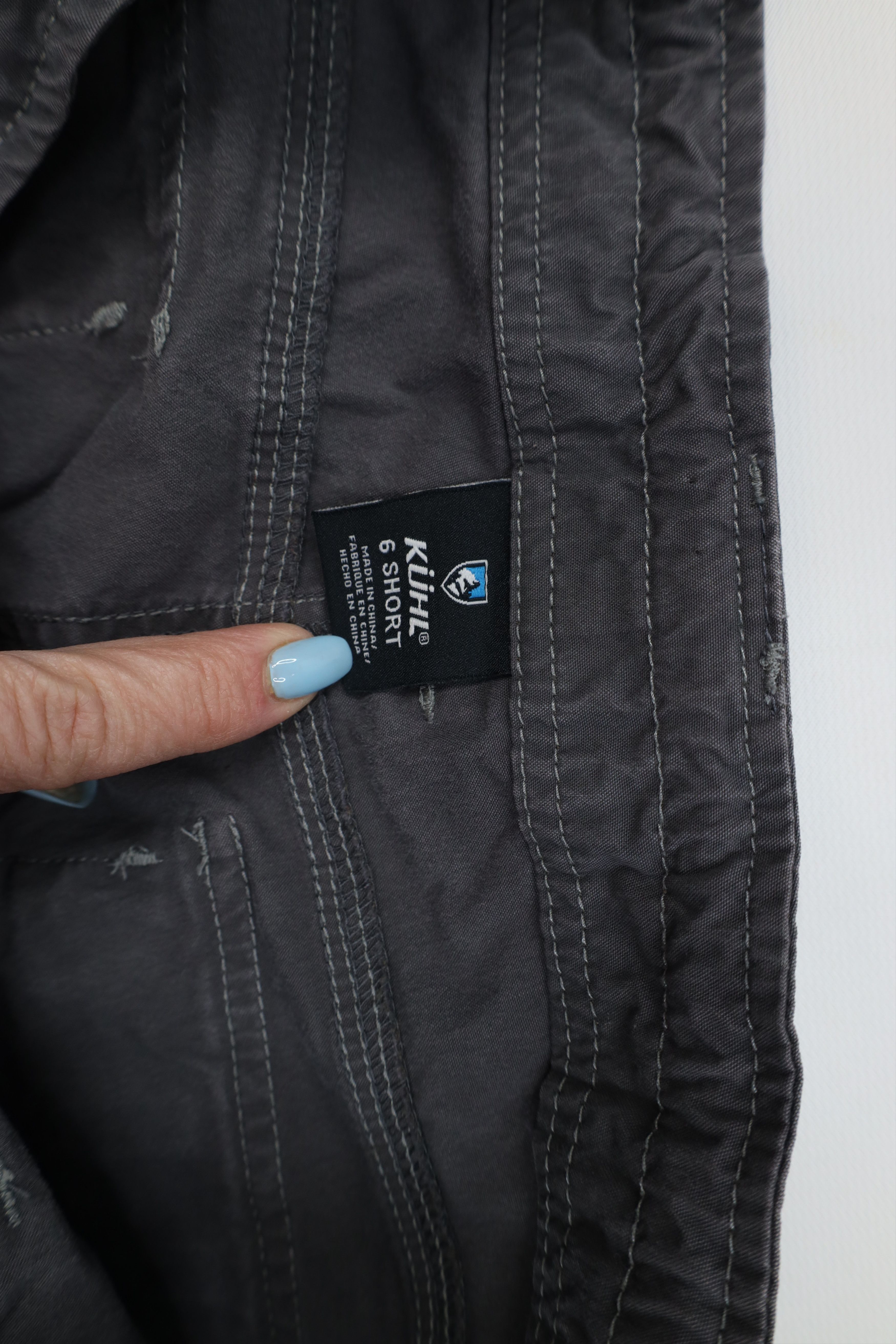 Kuhl Kuhl Mountain Short Splash Roll Up Hiking Cargo Pants Gray Size 28" / US 6 / IT 42 - 7 Thumbnail