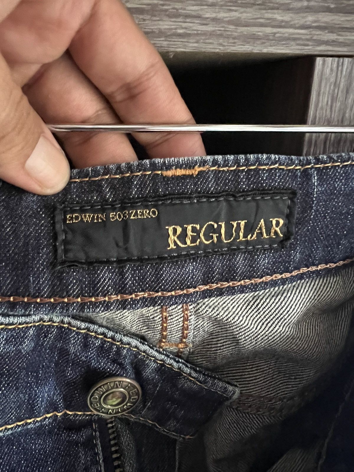 Edwin 🔥Edwin 503 Zero Flared Distressed Denim Size US 31 - 11 Thumbnail