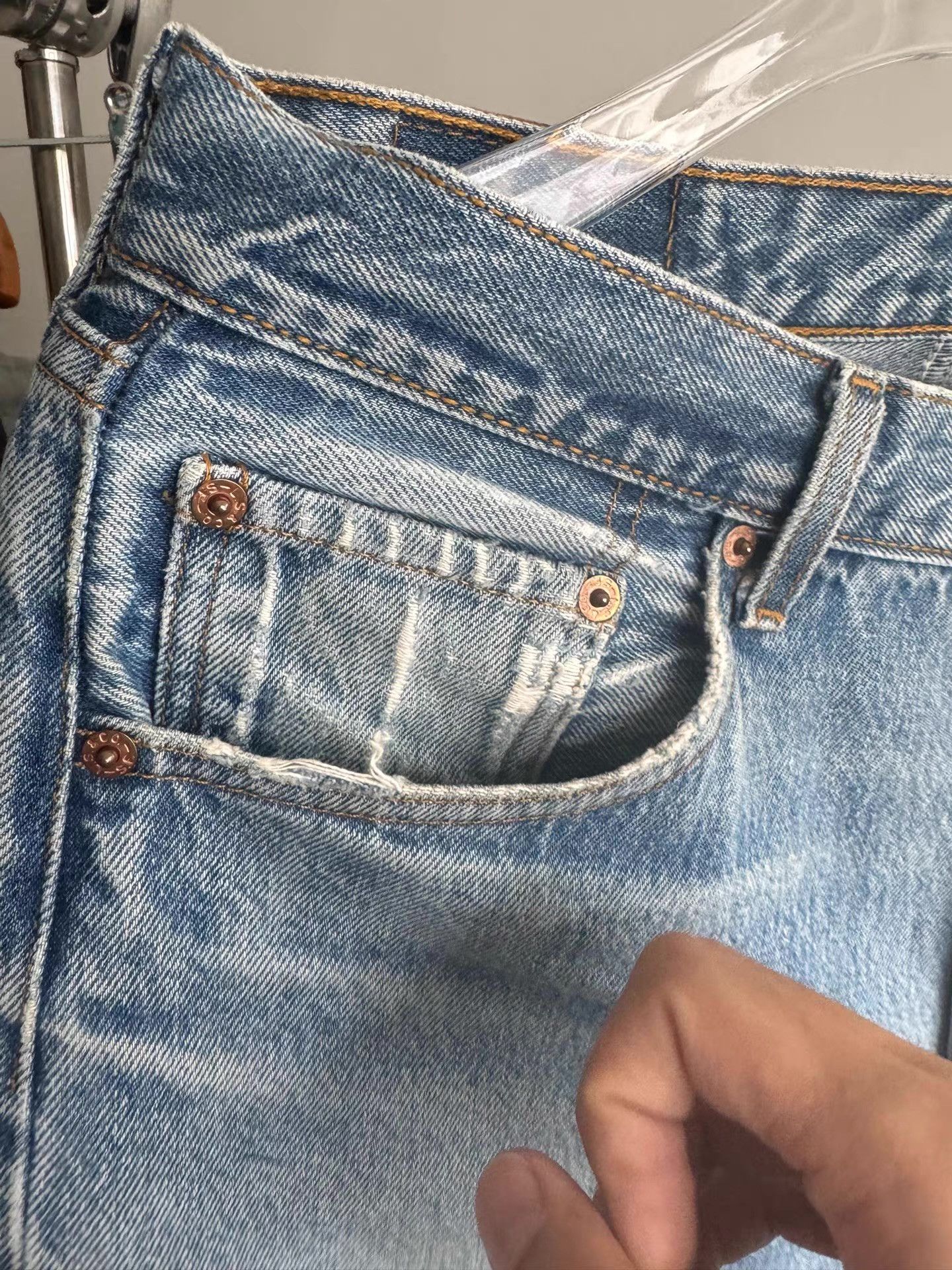 Levi's Vintage Levi's 501 Q17 Size US 36 / EU 52 - 8 Thumbnail