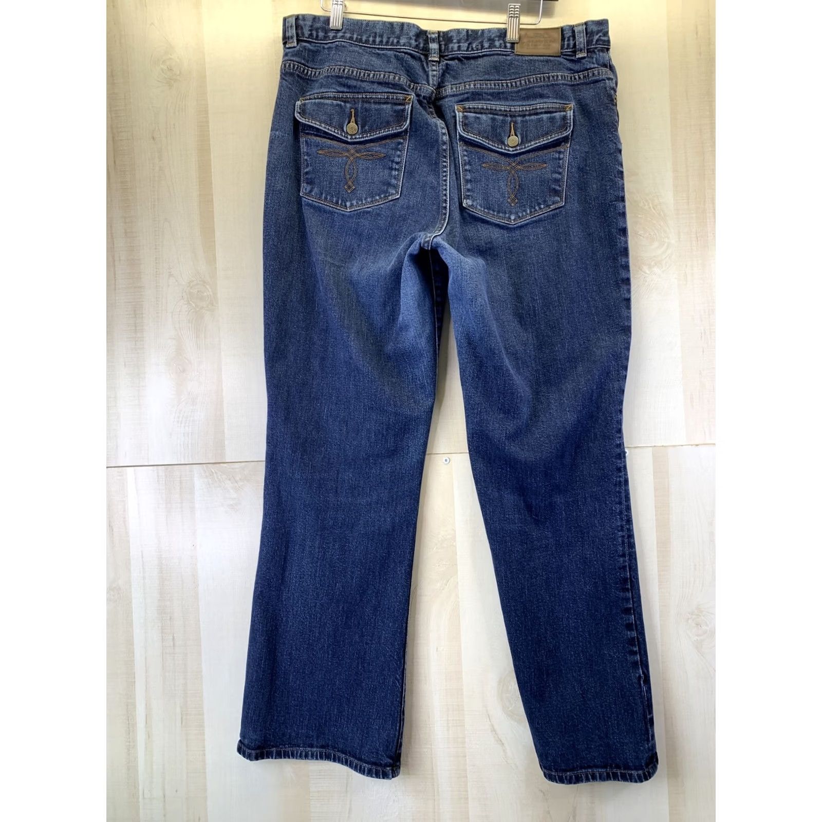 Ralph Lauren VINTAGE? No. Ralph Lauren Jeans Co Womens Size 16 Boot Cut Dark Wash Denim Jeans-5985 Size 38" / US 16 / IT 52 - 6 Thumbnail