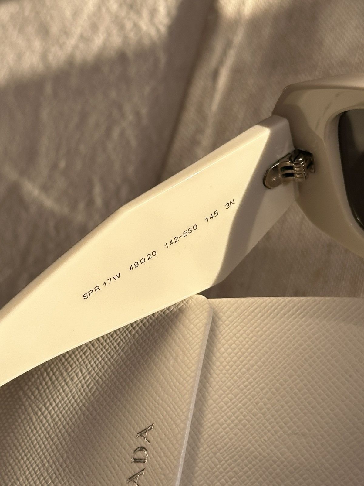 Prada PRADA Runway Symbole White Sunglasses SPR17W Quavo Logo Size ONE SIZE - 10 Thumbnail