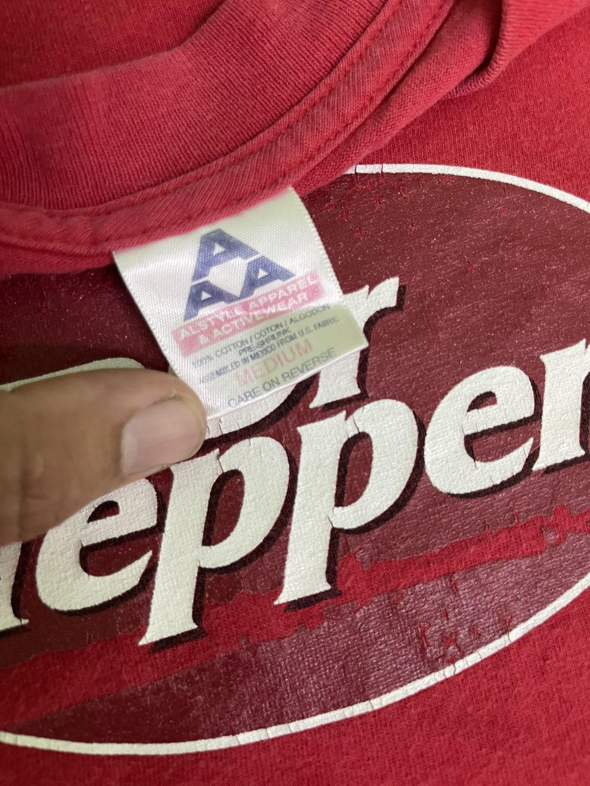 Vintage Vintage Tee Luv Dr Pepper Oval Logo Shirt Tee Size US M / EU 48-50 / 2 - 10 Thumbnail
