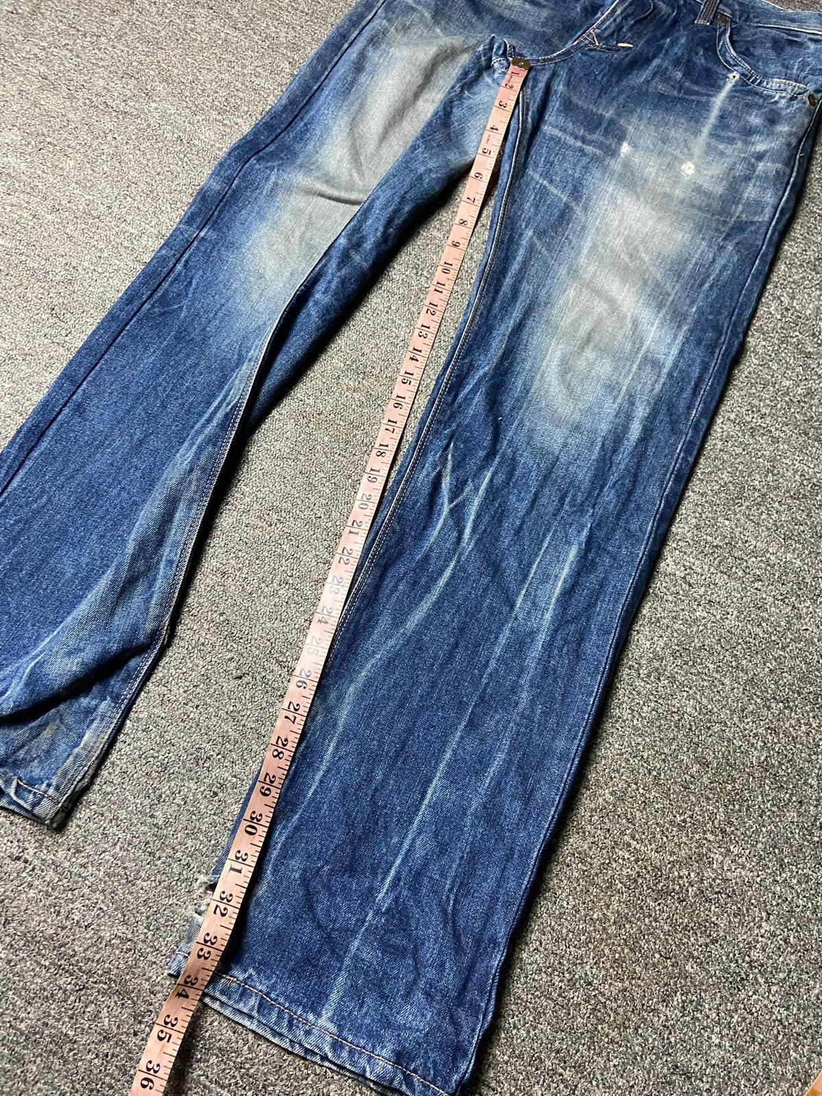 Edwin Exclusive Vintage Edwin Distressed Jeans (168) Size US 35 - 6 Thumbnail