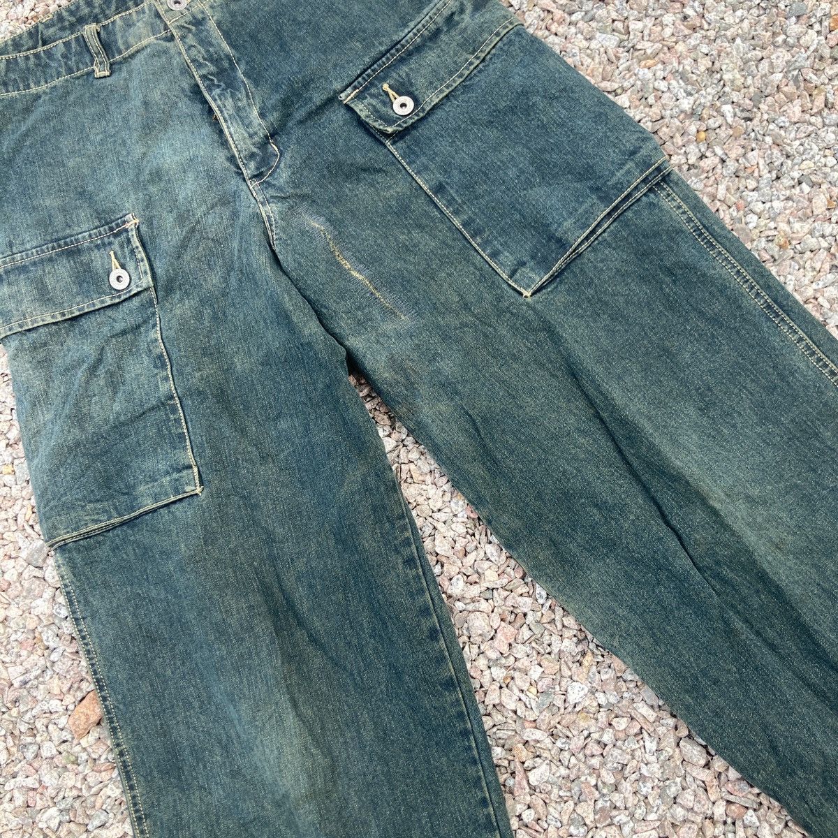 Japanese Brand UNBRANDED CARGO MONKEY PANTS Size US 31 - 4 Thumbnail