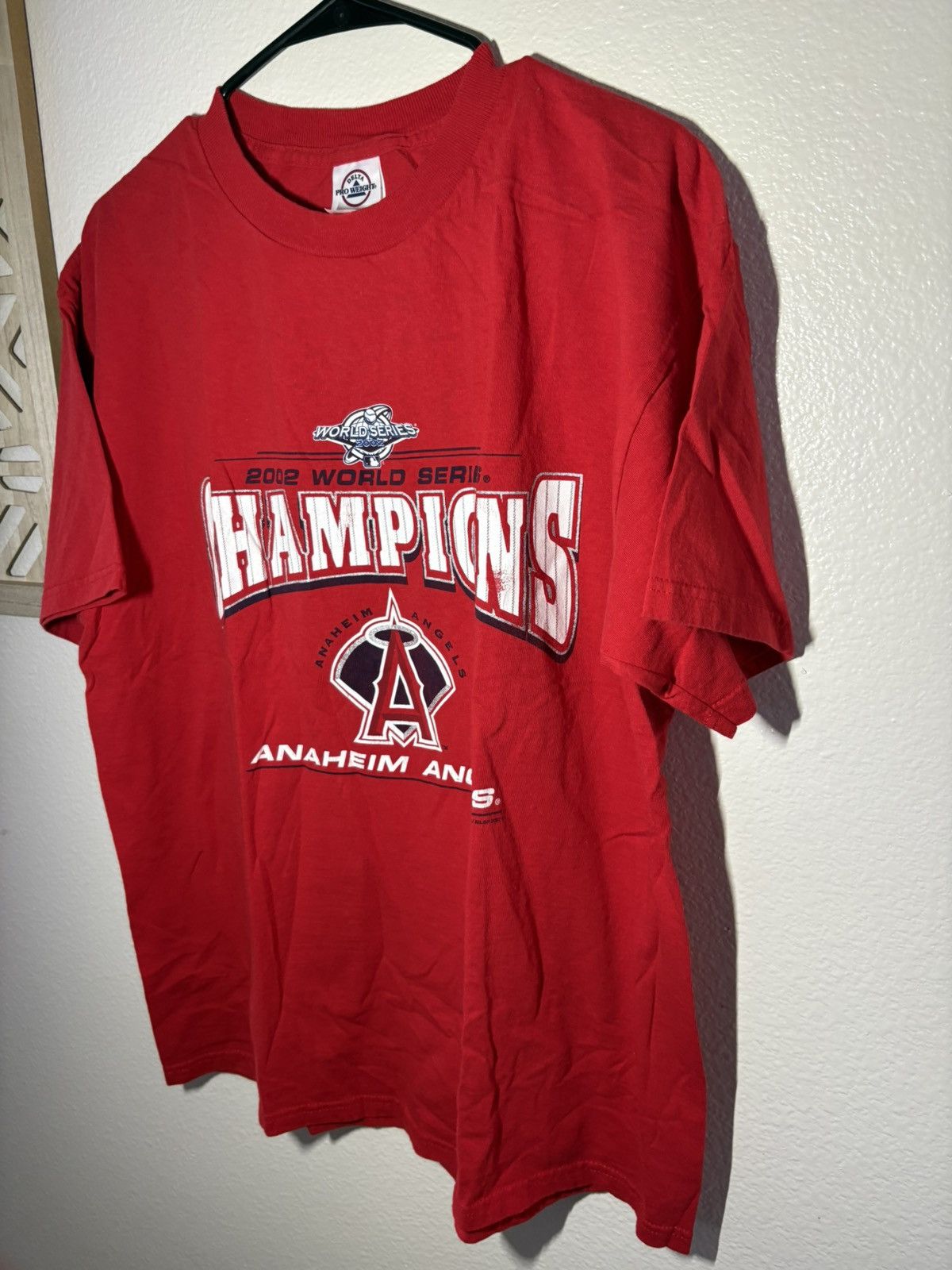 Delta Vintage MLB Anaheim Angels World Series Champions shirt Sz L Size US L / EU 52-54 / 3 - 15 Thumbnail