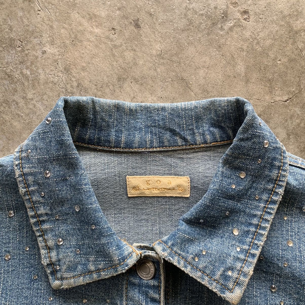 GOA Goa y2k rhinostones denim jacket Size M / US 6-8 / IT 42-44 - 5 Thumbnail