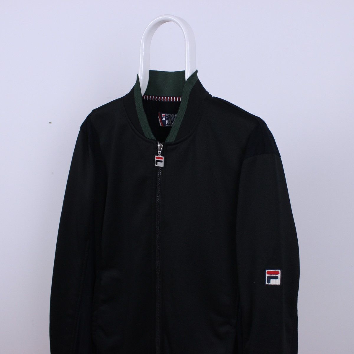Fila Vintage Fila White Line Track Top Bomber Jacket Size US L / EU 52-54 / 3 - 1 Thumbnail