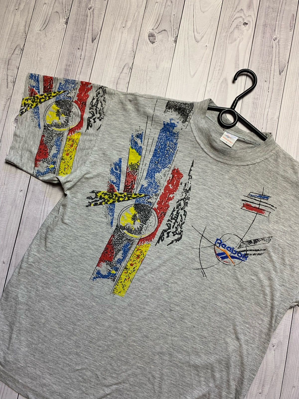 Reebok Reebok vintage T-shirt big logo Size L Size US L / EU 52-54 / 3 - 2 Thumbnail
