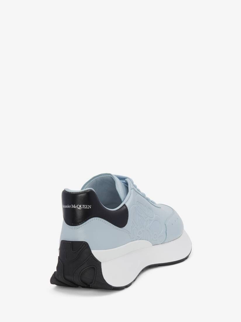 Alexander McQueen o1w1db10925 Sprint Runner in Blue Size US 8.5 / IT 38.5 - 3 Thumbnail