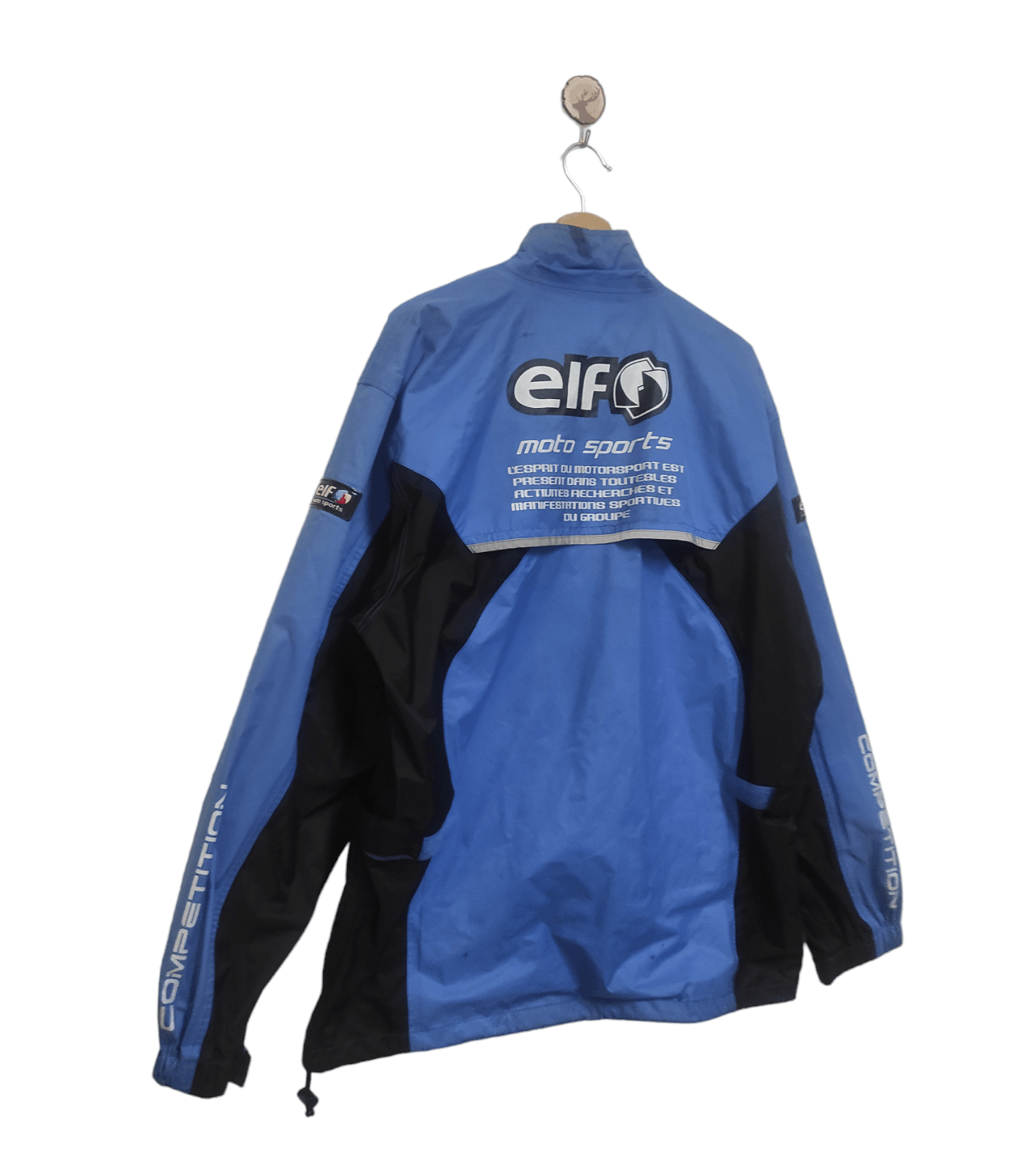 Japanese Brand × Vintage Elf Motorsport Rain Jacket Size US XL / EU 56 / 4 - 3 Thumbnail