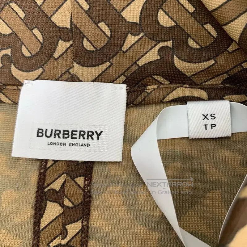 Burberry Burberry Brown Fiber Women's Midi Skirt. Size 23" - 6 Thumbnail