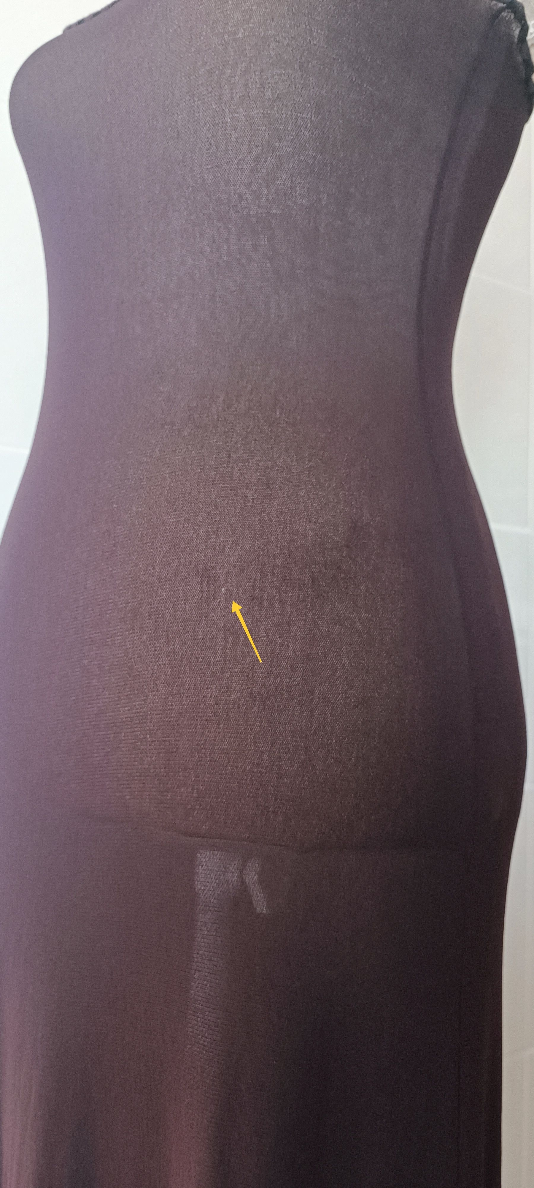 Jean Paul Gaultier 90's - Brown maxi mesh dress with embroidery Size M / US 6-8 / IT 42-44 - 11 Thumbnail