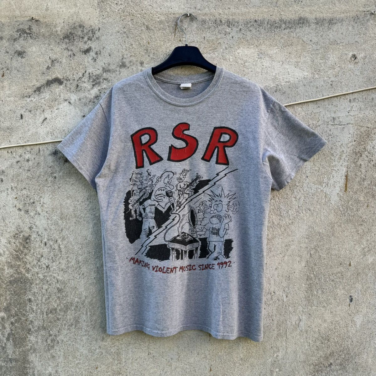 Band Tees Vintage RSR Punk Band Violent Music Thrash Rock Metal Size US M / EU 48-50 / 2 - 1 Thumbnail