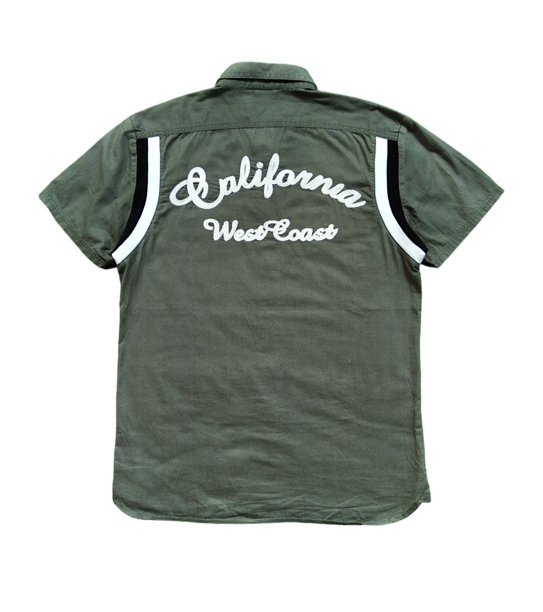 Japanese Brand × Vintage VTG 00s Glove House Work Shirt Short Sleeve Fly Button Size US L / EU 52-54 / 3 - 2 Thumbnail
