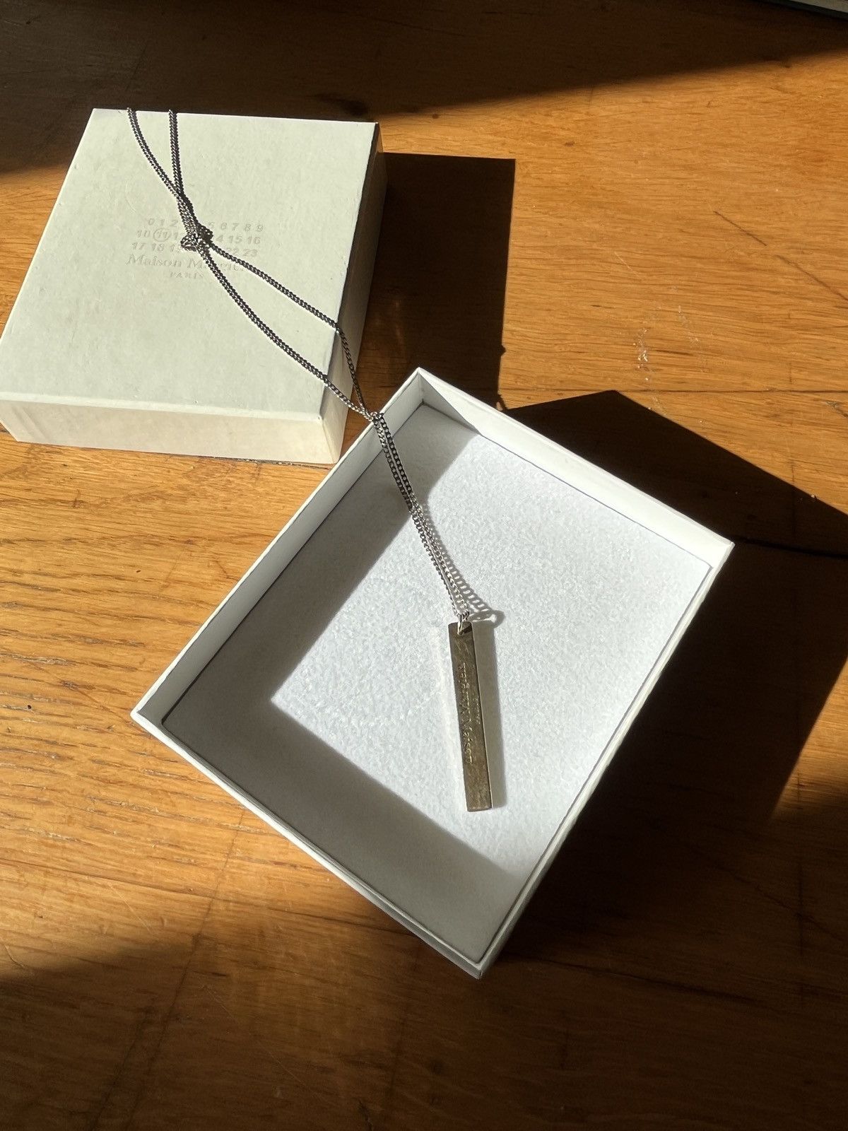 Maison Margiela Maison Margiela Sterling Silver Logo Necklace | Grailed