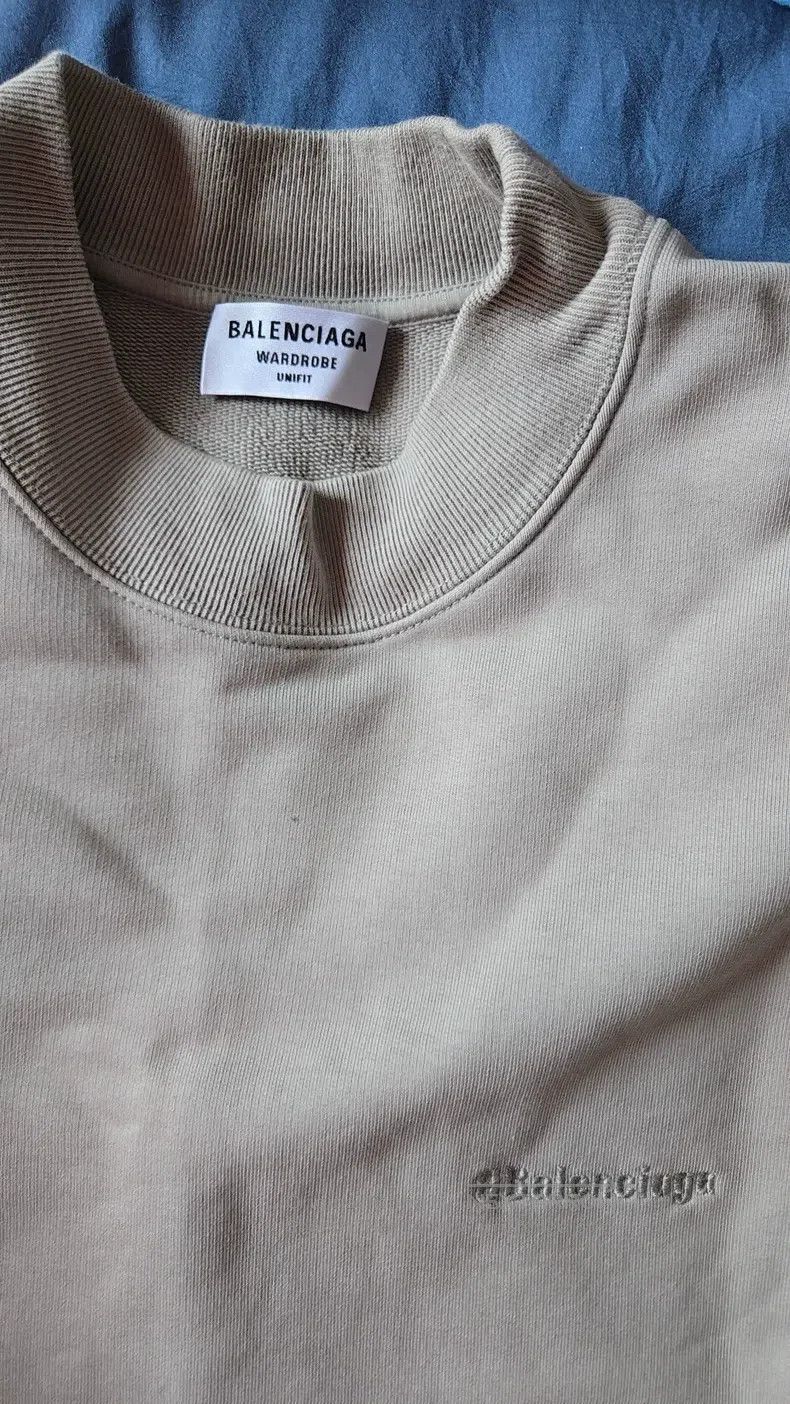 Balenciaga Balenciaga Embroidered Logo Sweatshirt XS Size US XS / EU 42 / 0 - 3 Thumbnail