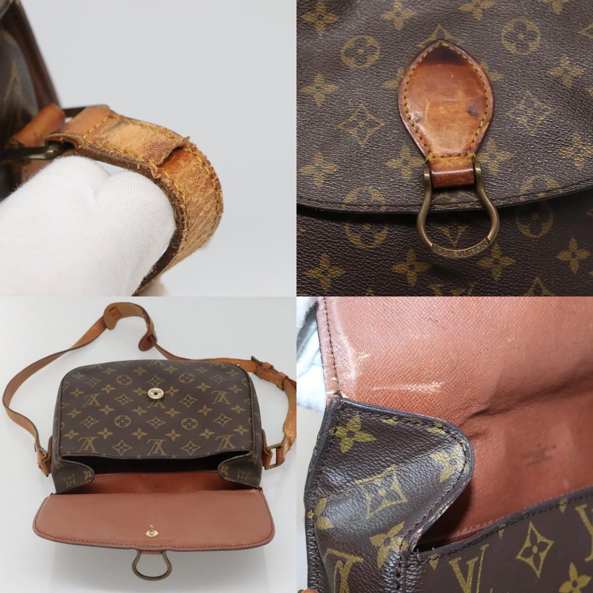 Louis Vuitton LOUIS VUITTON Monogram Saint Cloud GM Shoulder Bag M51242 Size ONE SIZE - 11 Thumbnail