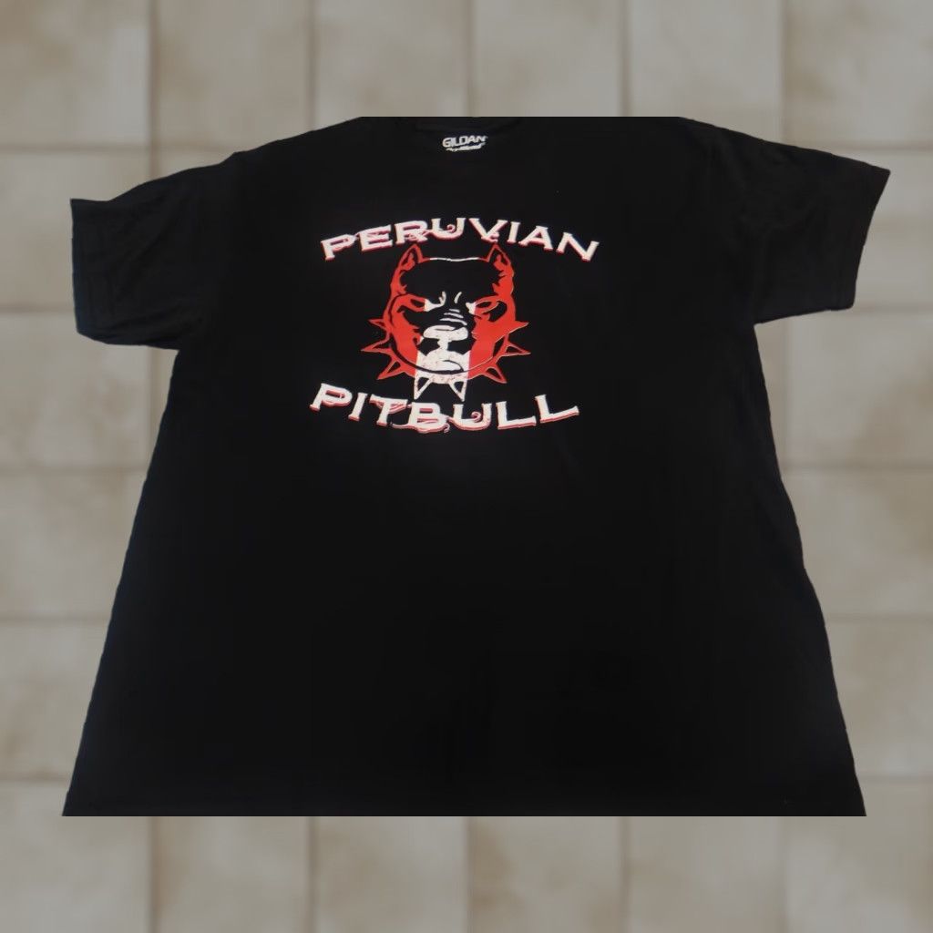 Gildan Gildan Pitbull Mens T Shirt XL Black Cotton Short Sleeve Crew Neck Logo 90s University Mens Regular Relaxed Clothing Size US XL / EU 56 / 4 - 1 Thumbnail