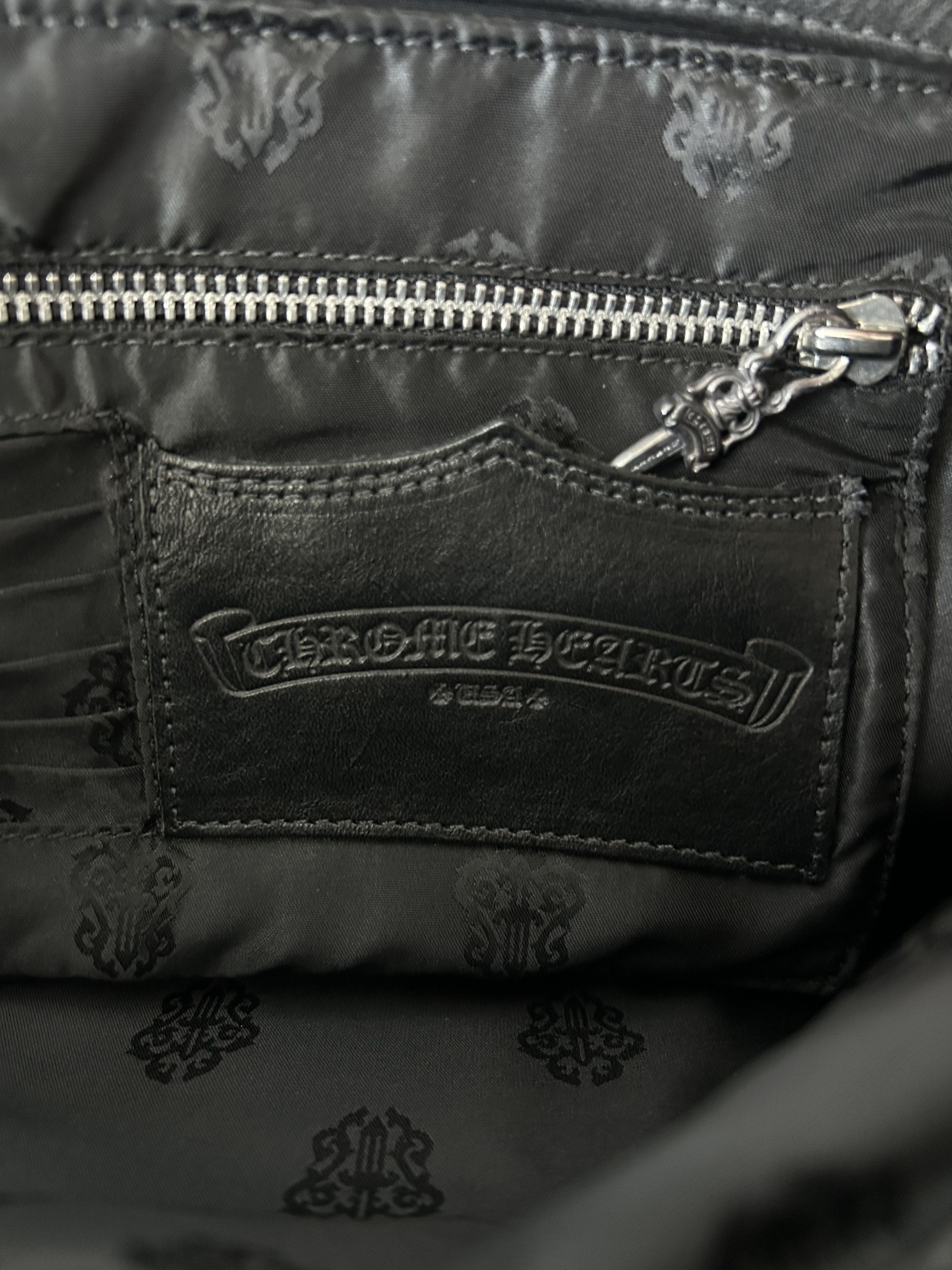 Chrome Hearts Chrome Hearts Black JJ Dean Leather Bag Size ONE SIZE - 4 Thumbnail
