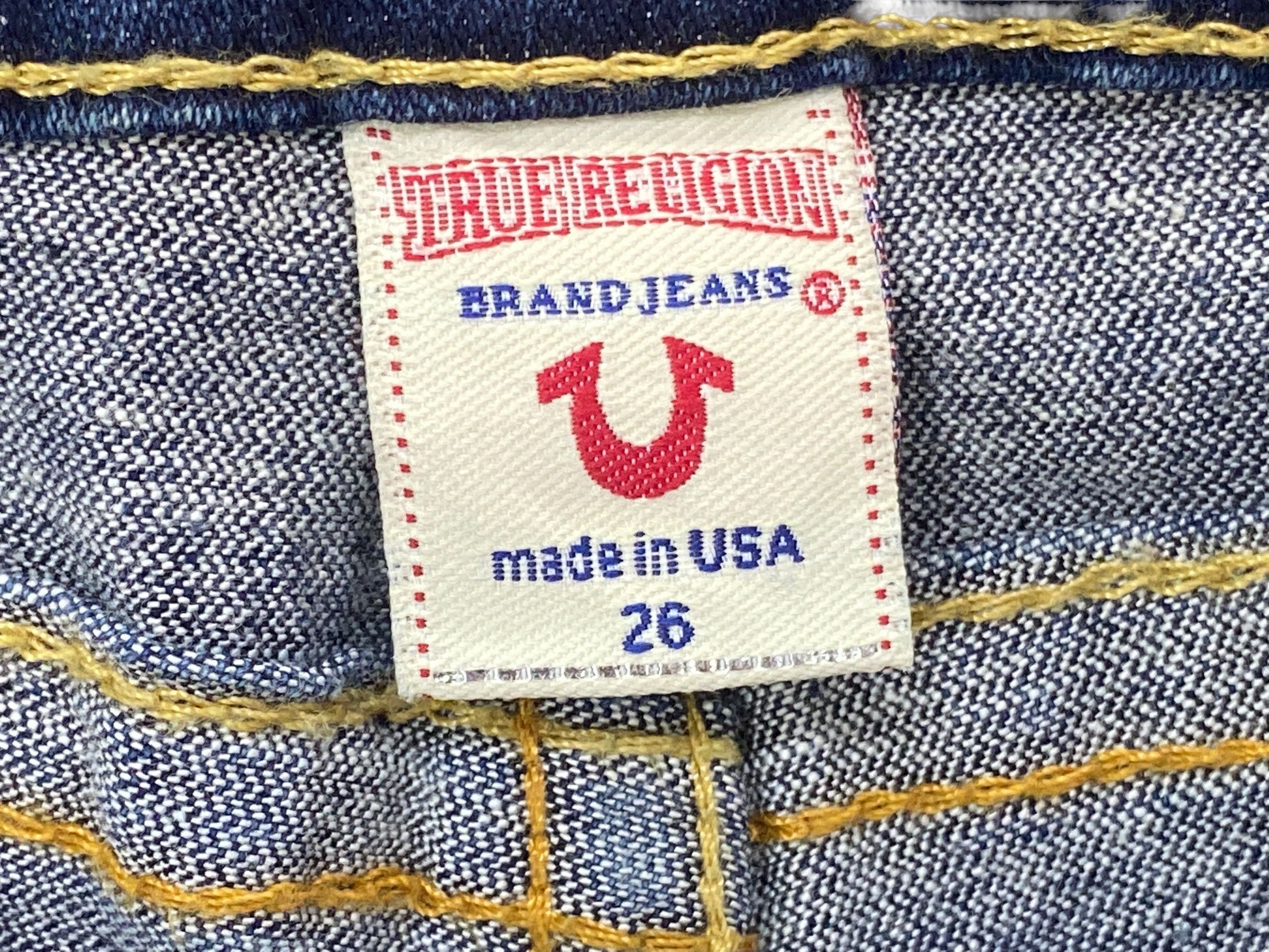 True Religion True Religion Twisted Seam Flare Bootcut Denim Jeans Size 26" / US 2 / IT 38 - 8 Thumbnail