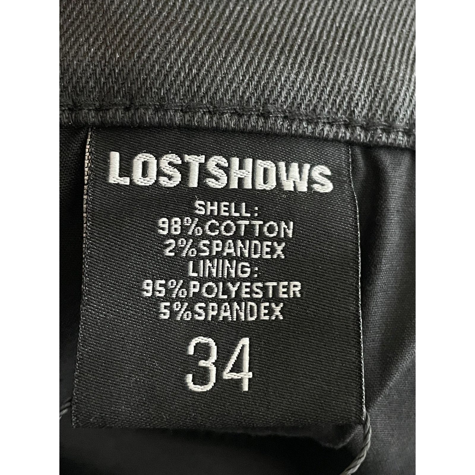 Other LOSTSHDWS Orange & Black Wax Jeans Size US 34 / EU 50 - 3 Thumbnail