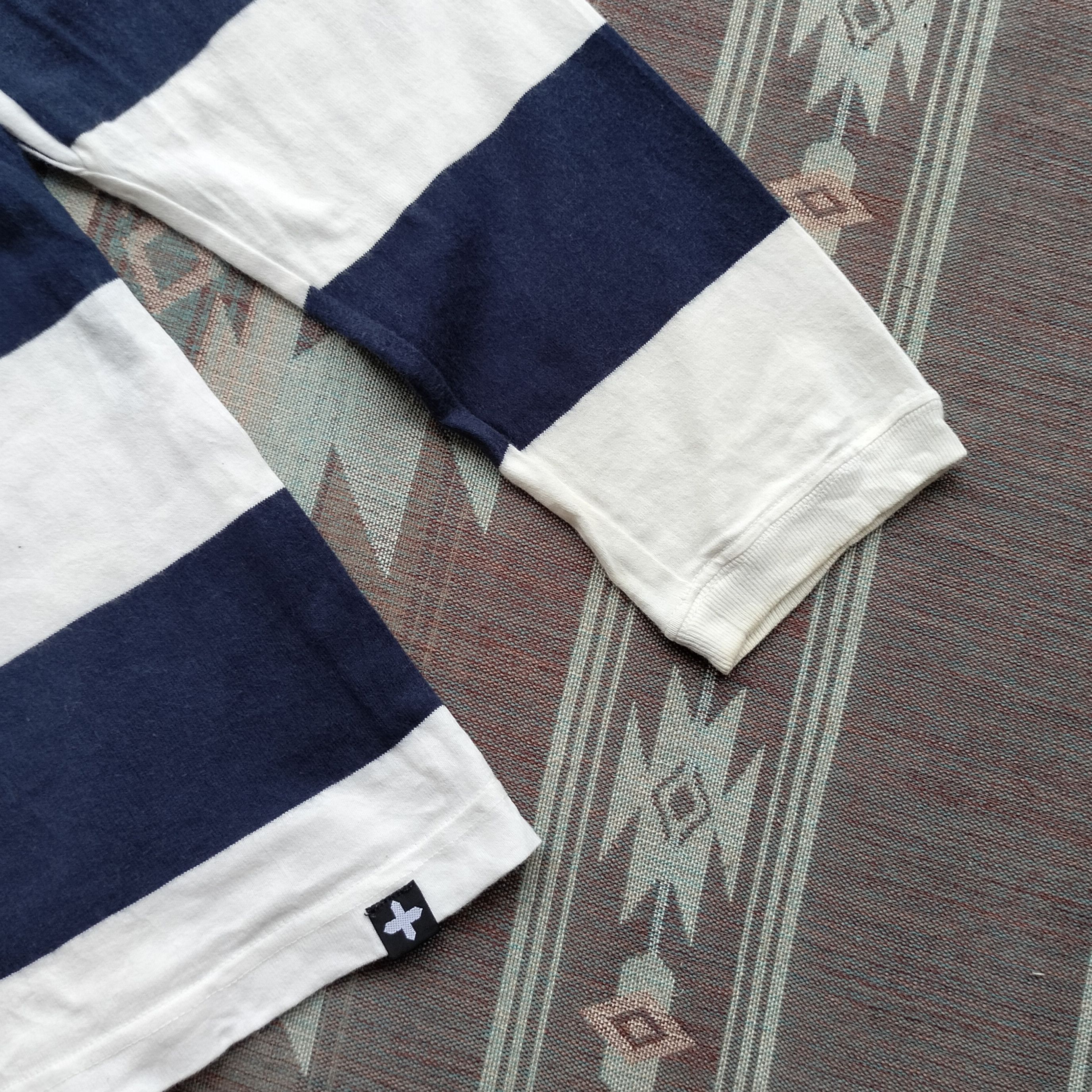 Porter Head Porter plus japan stripe navy white Ls shirt Size US L / EU 52-54 / 3 - 5 Thumbnail