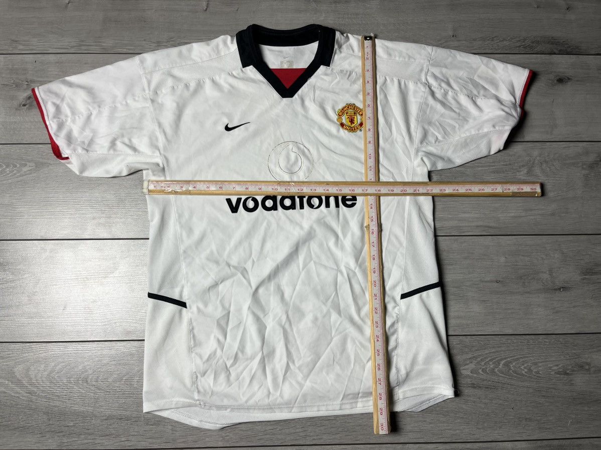 Nike MANCHESTER UNITED 2002 2003 AWAY SHIRT SOCCER JERSEY NIKE Size US L / EU 52-54 / 3 - 5 Thumbnail
