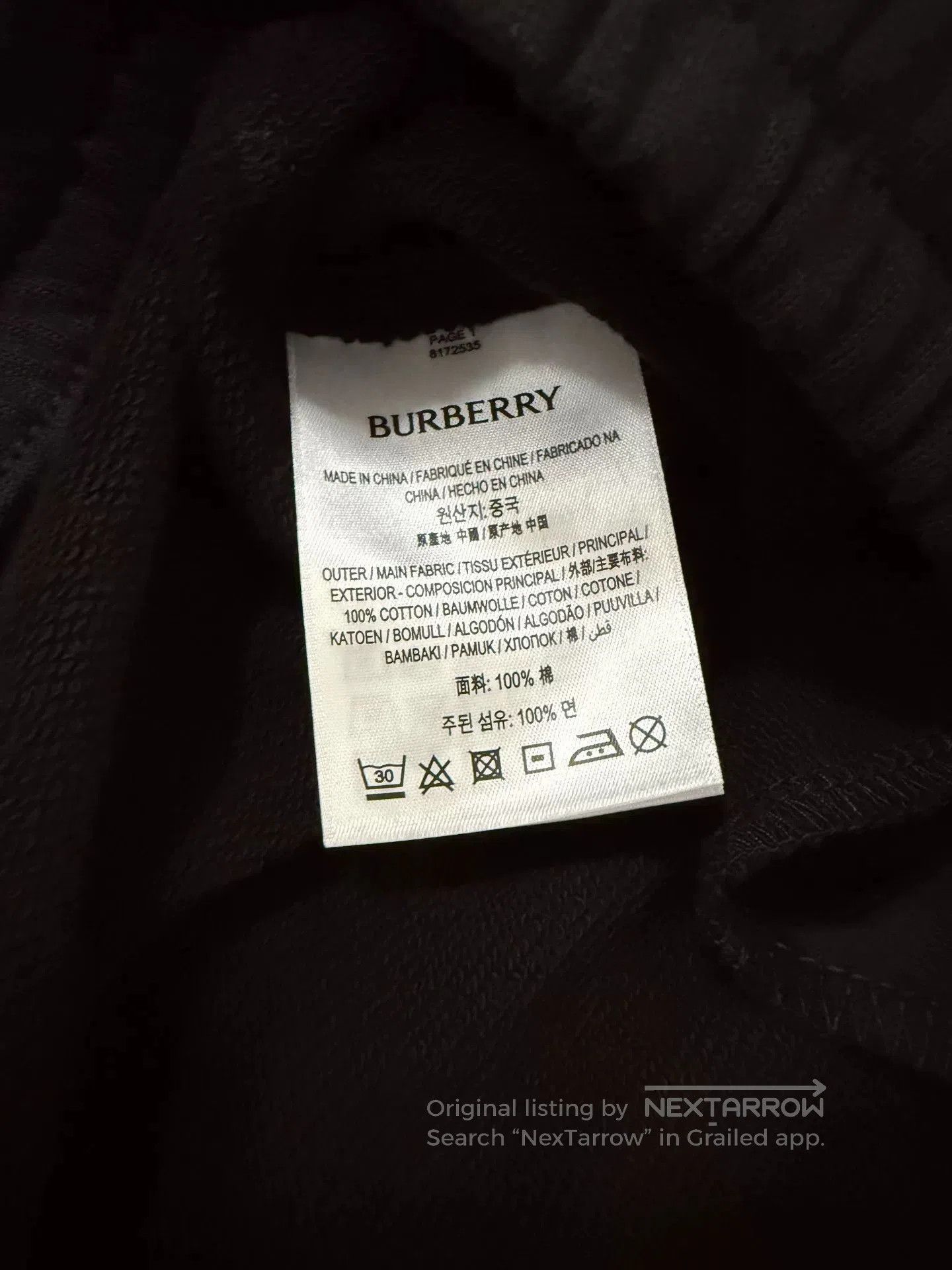 Burberry Burberry Black Cotton Casual Pants. Size US 30 / EU 46 - 6 Thumbnail