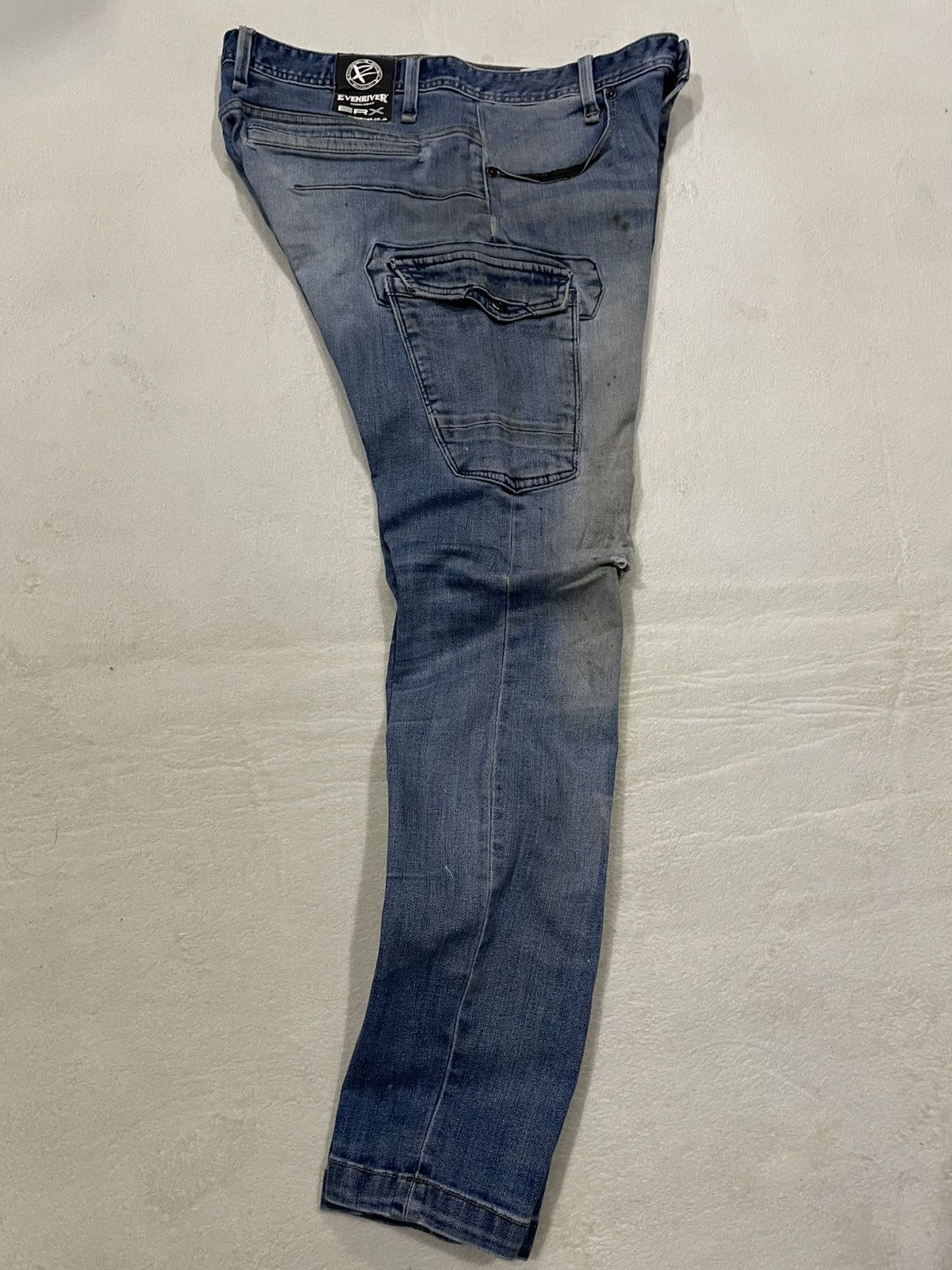 Japanese Brand Vintage Evenriver Distress Mudwash Denim Jeans Size US 32 / EU 48 - 18 Thumbnail