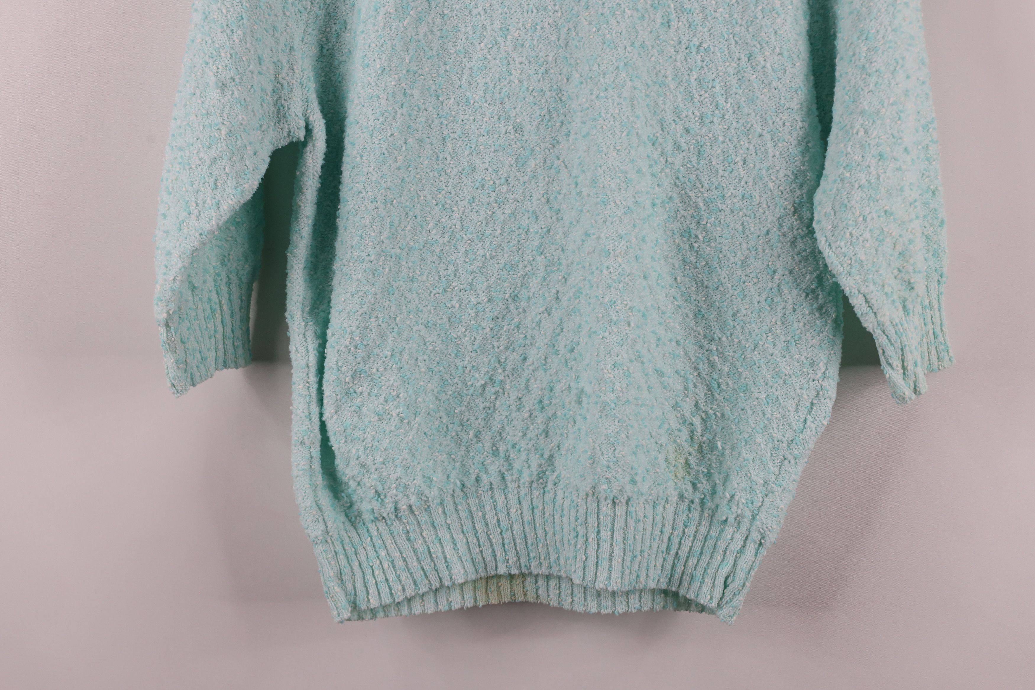 Vintage Vintage 70s Streetwear Knit 3/4 Sleeve Sweater Blue USA Size S / US 4 / IT 40 - 12 Thumbnail