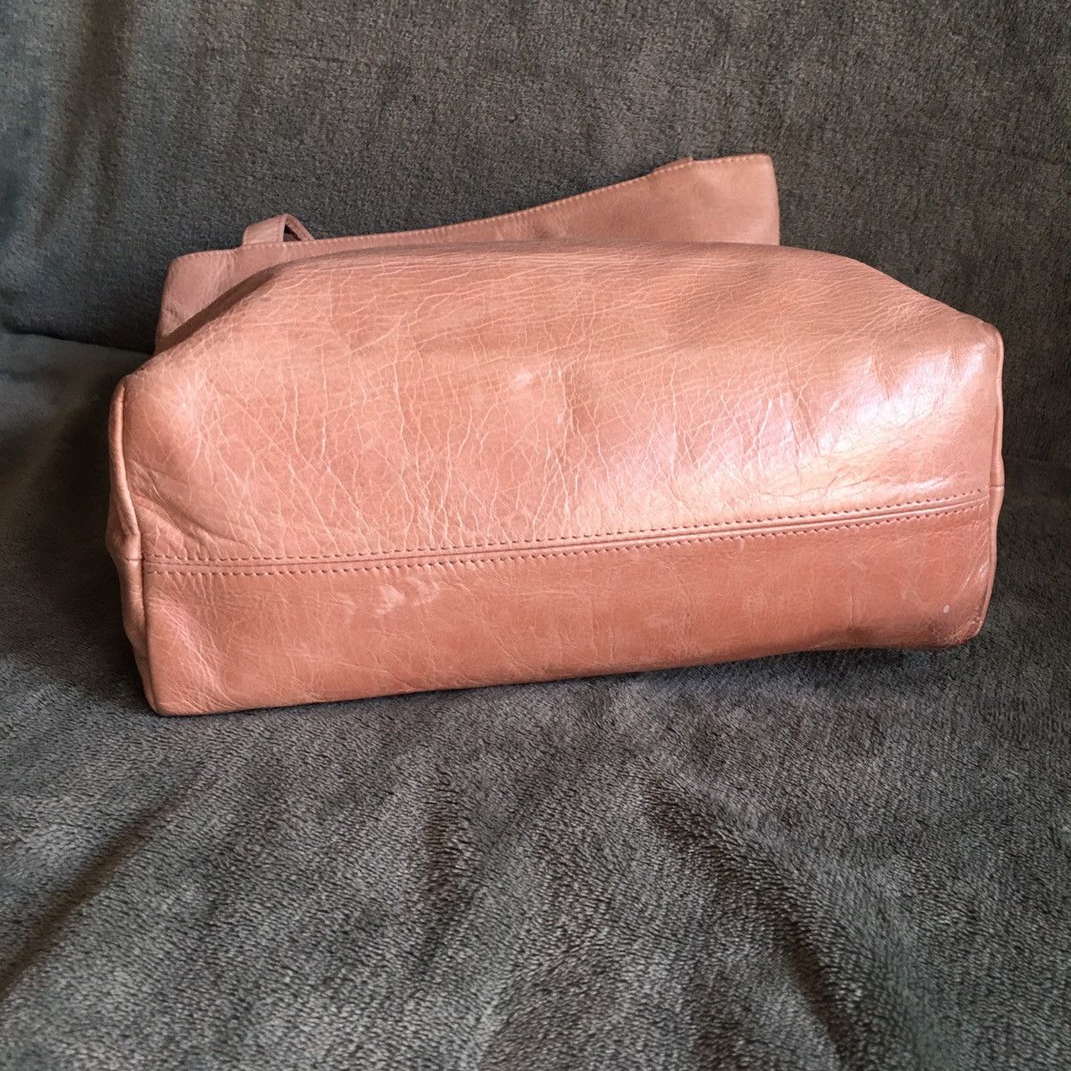 Givenchy GIVENCHY Vintage Leather Light Pink Logo Shoulder Tote Bag Size ONE SIZE - 3 Thumbnail