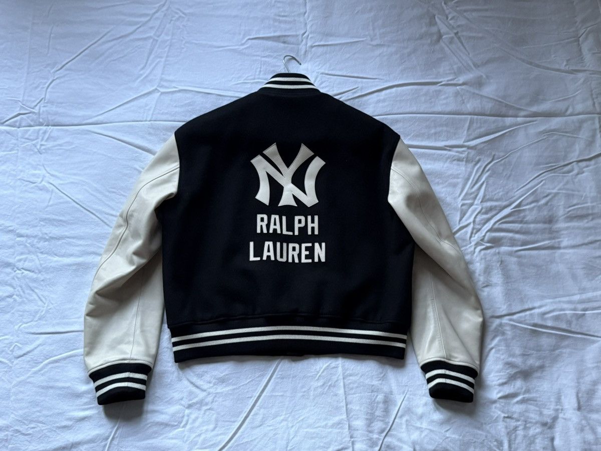 Ralph Lauren Ralph Lauren Purple Label Yankees Wool-Blend Jacket Size US L / EU 52-54 / 3 - 2 Thumbnail