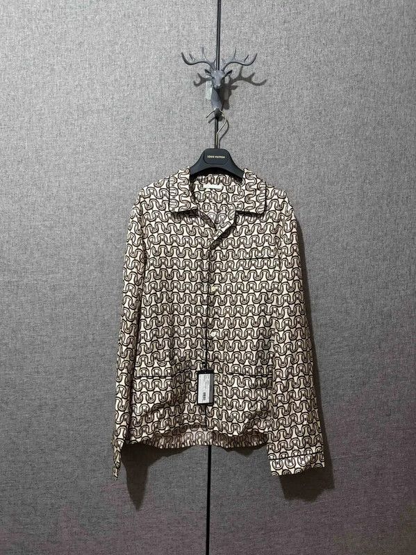 Prada Prada White Silk Printed Jacket Size US S / EU 44-46 / 1 - 1 Thumbnail