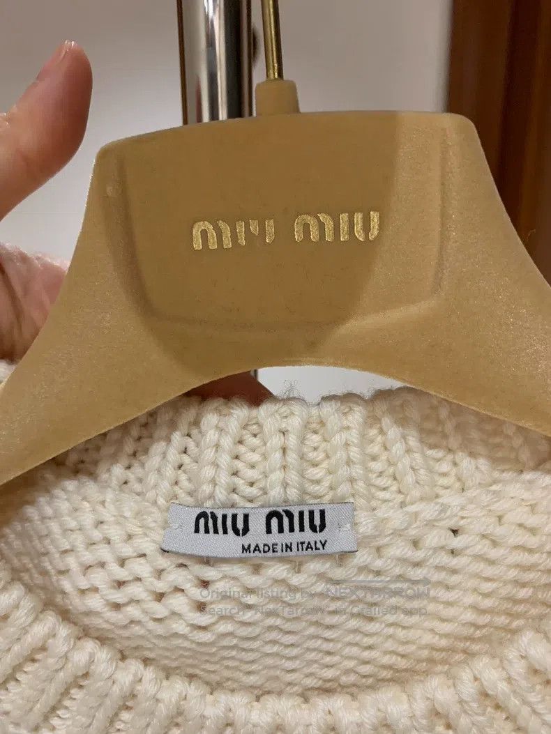 Miu Miu Miu Miu 38 Knitted sweater Size M / US 6-8 / IT 42-44 - 7 Thumbnail